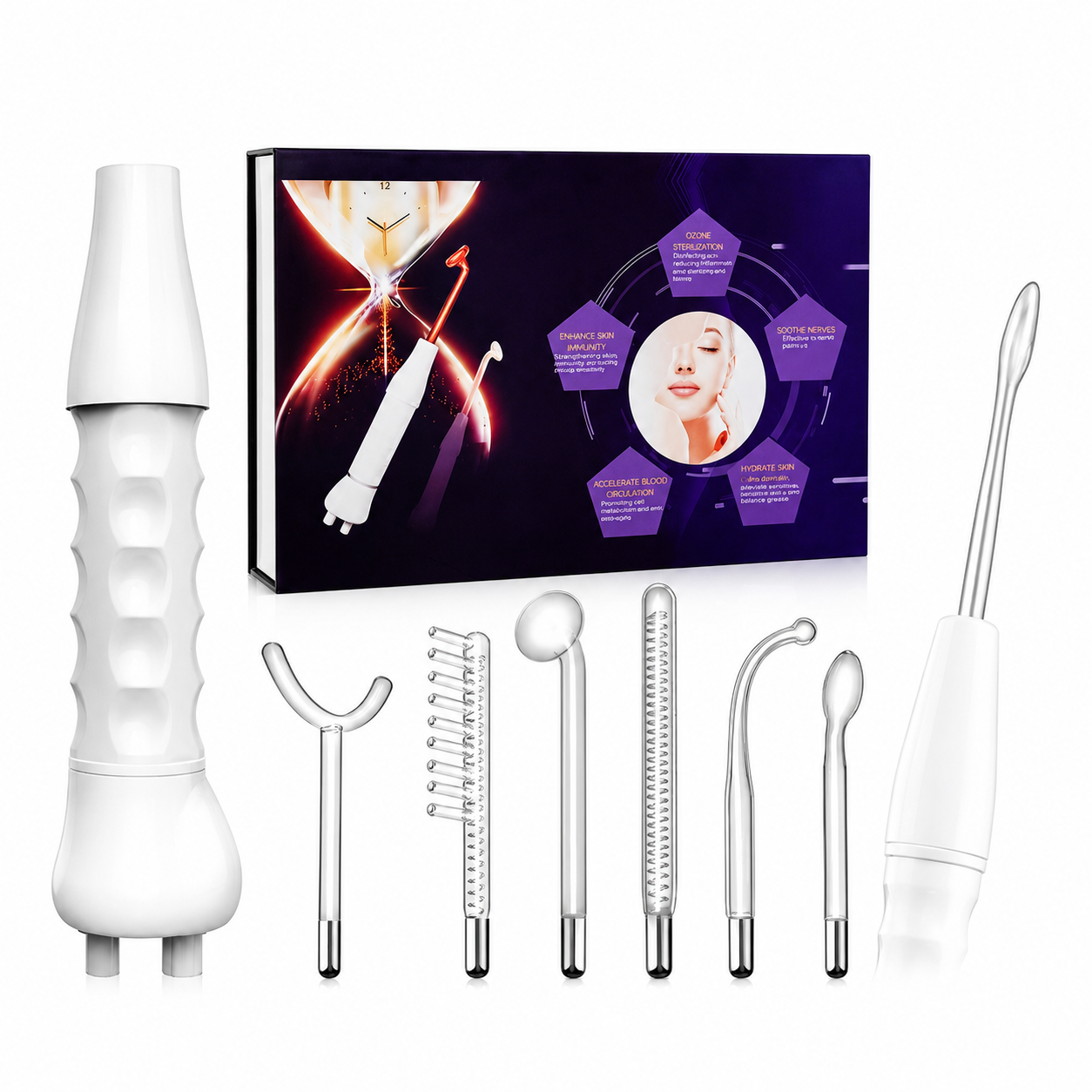 DermaPulse  Darsonval  6 Pelot ELEKTROD