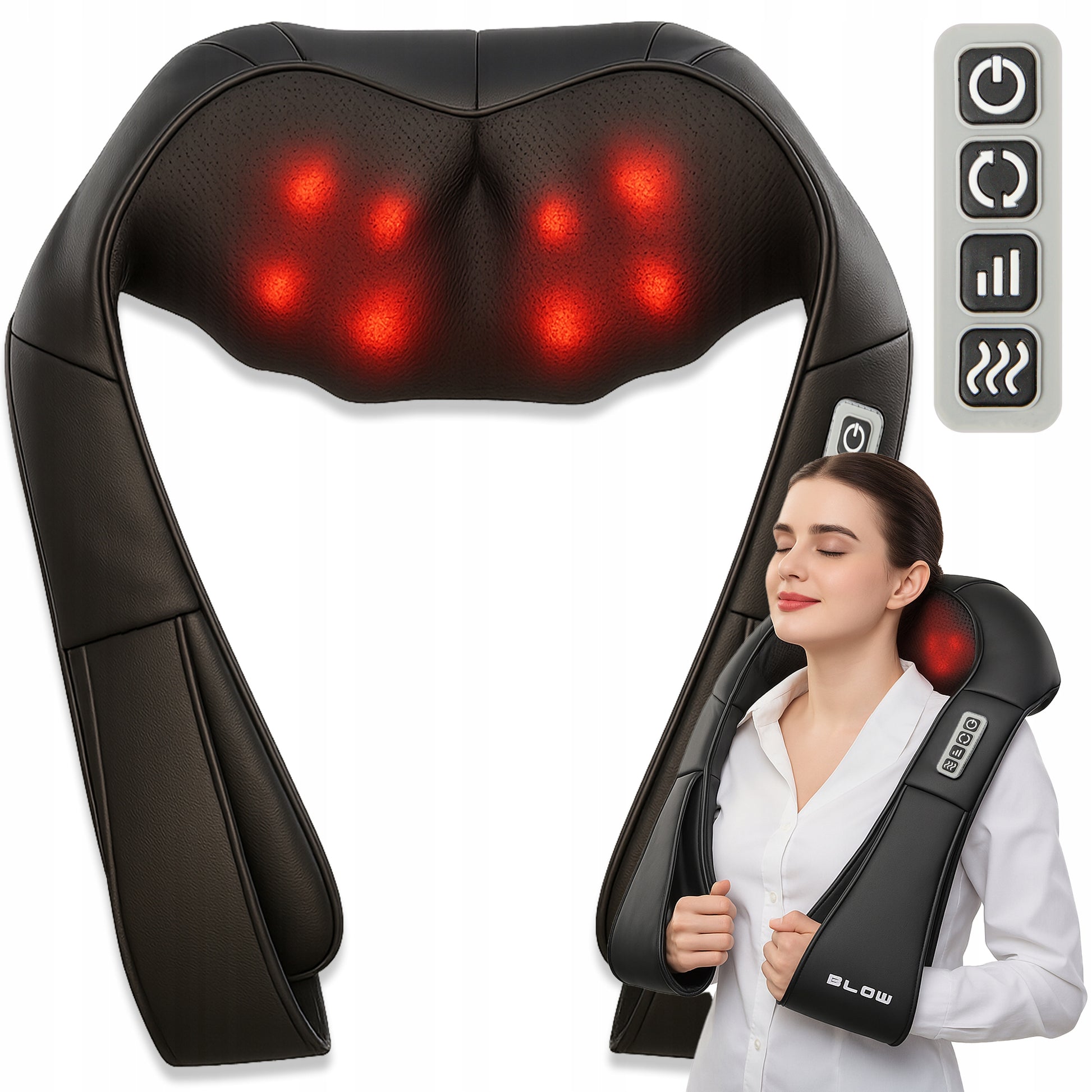 Shiatsu Elite masażer do karku i pleców z grzaniem