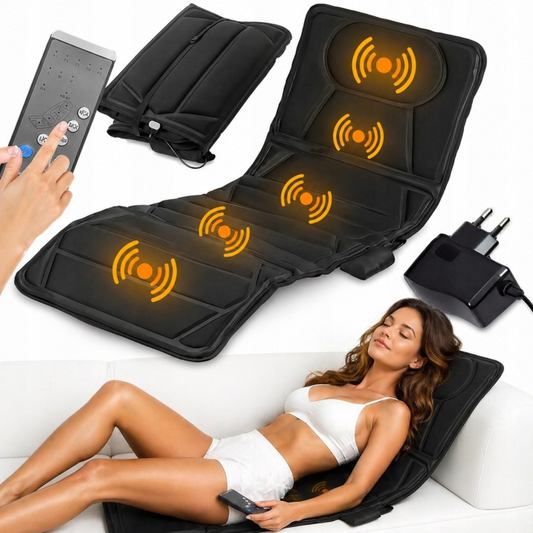 RelaxElite – elektryczna mata masująca z 5 punktami wibracyjnymi i pilotem