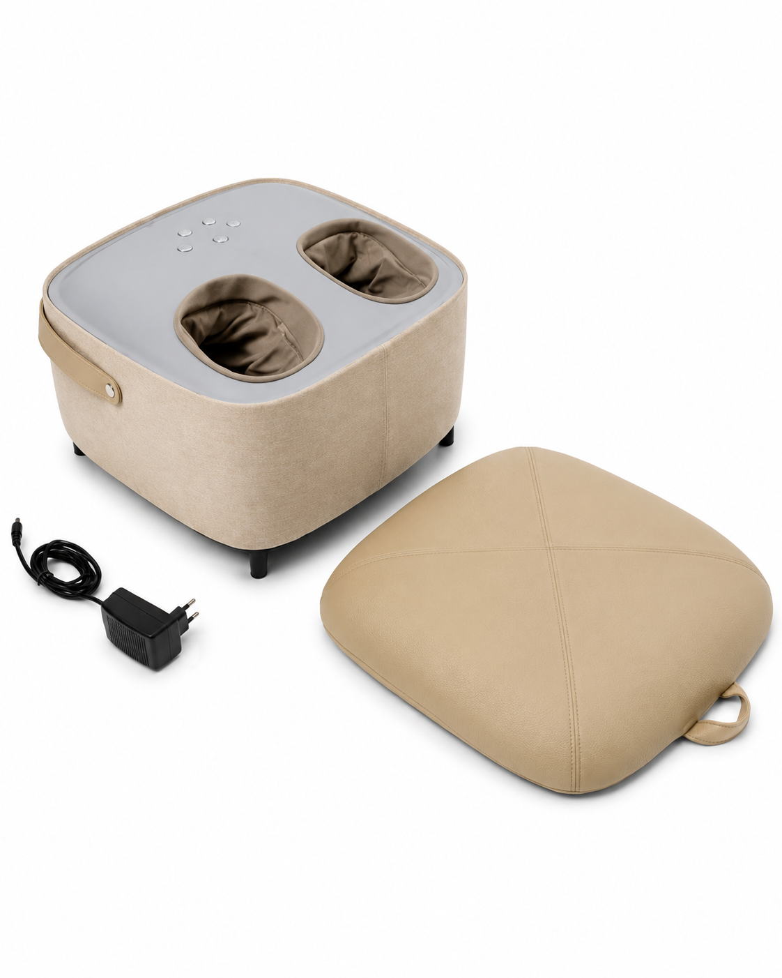 FootLuxe – Pufa do Masażu Stóp Shiatsu z Kompresją i Ogrzewaniem